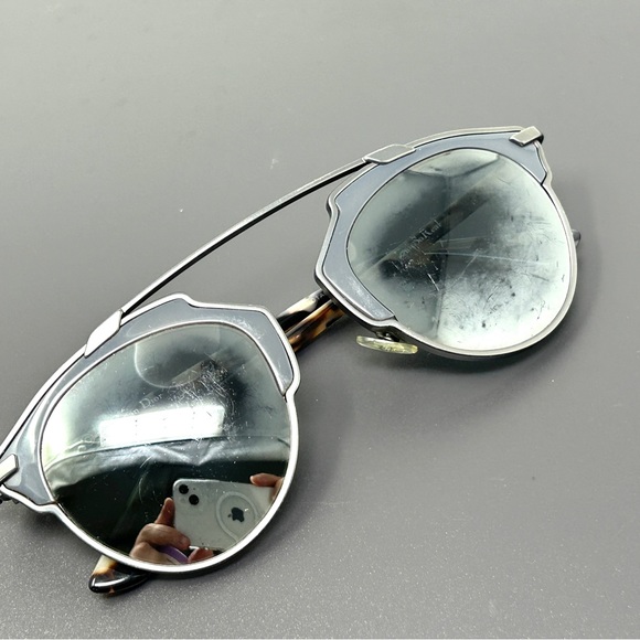 DIOR SO REAL sunglasses frame only for restore no lenses missing one nosepad - Picture 13 of 14